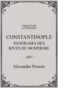Constantinople, panorama des rives du Bosphore